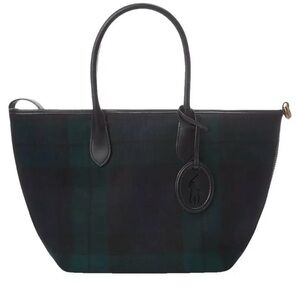 Polo Ralph Lauren Women’s Bellport Plaid Wool Bag
